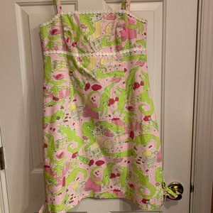 LILLY PULITZER PINK FRISKY BUSINESS SUNDRESS!